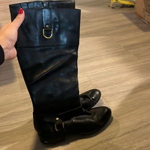 Ralph Lauren Black Boots